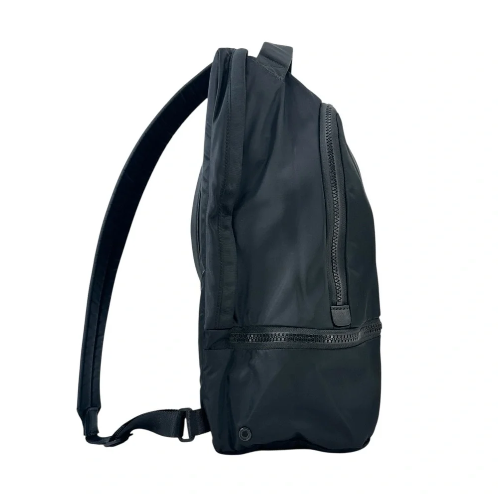 Lululemon Go Lightly Black Water Repellent Lightweight Nylon Backpack Bag